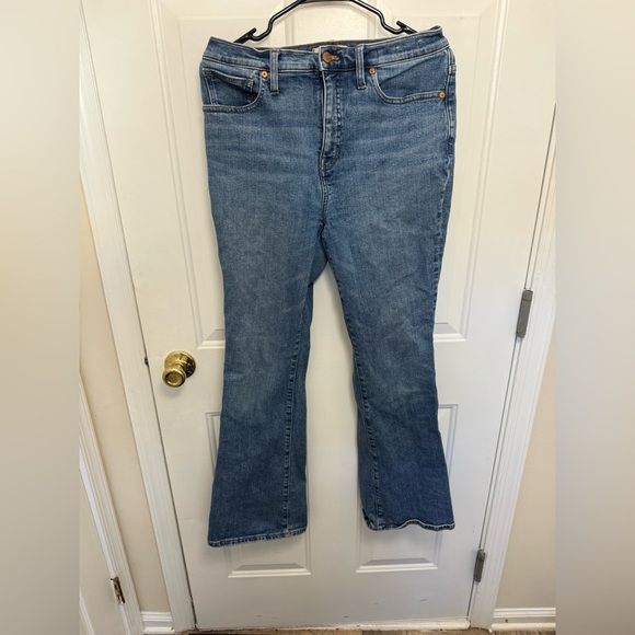 Madewell Denim - Madewell Skinny Flare High Rise Jeans Size 30 Medium Wash